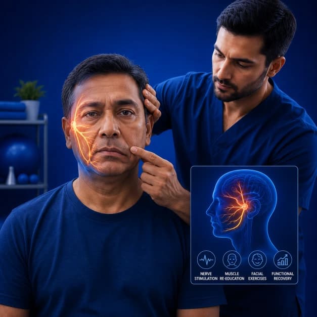 Illustration for Bell's Palsy Physiotherapy in Mira Road: Facial Rehabilitation and Recovery Support